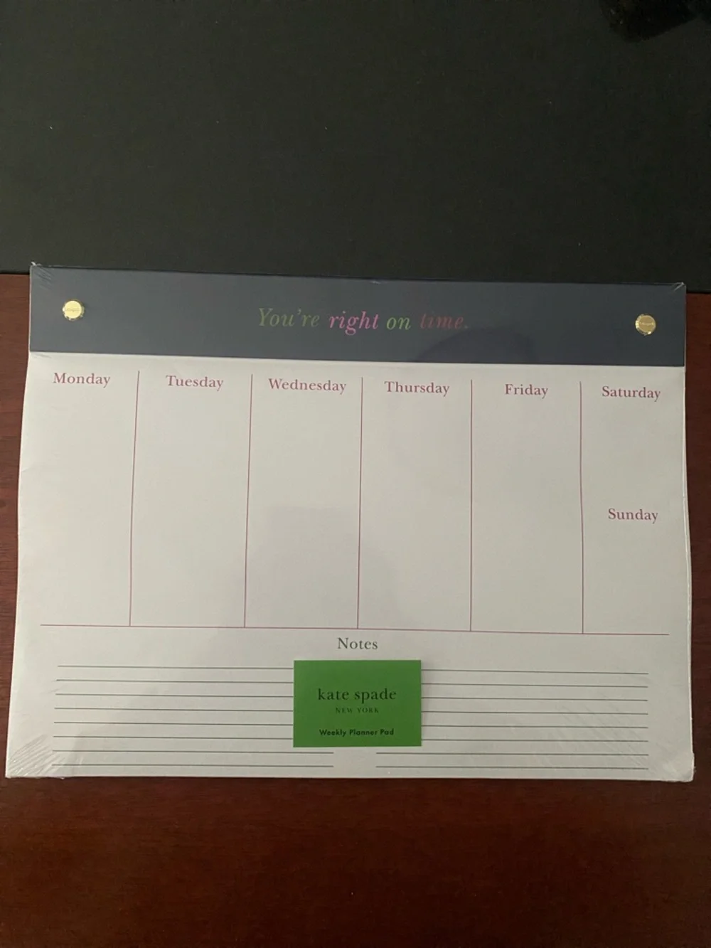 kate spade Weekly Planner Notepad, 52 Pages - Sealed NWT!